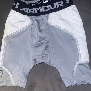 Youth Under Armour sliding shorts